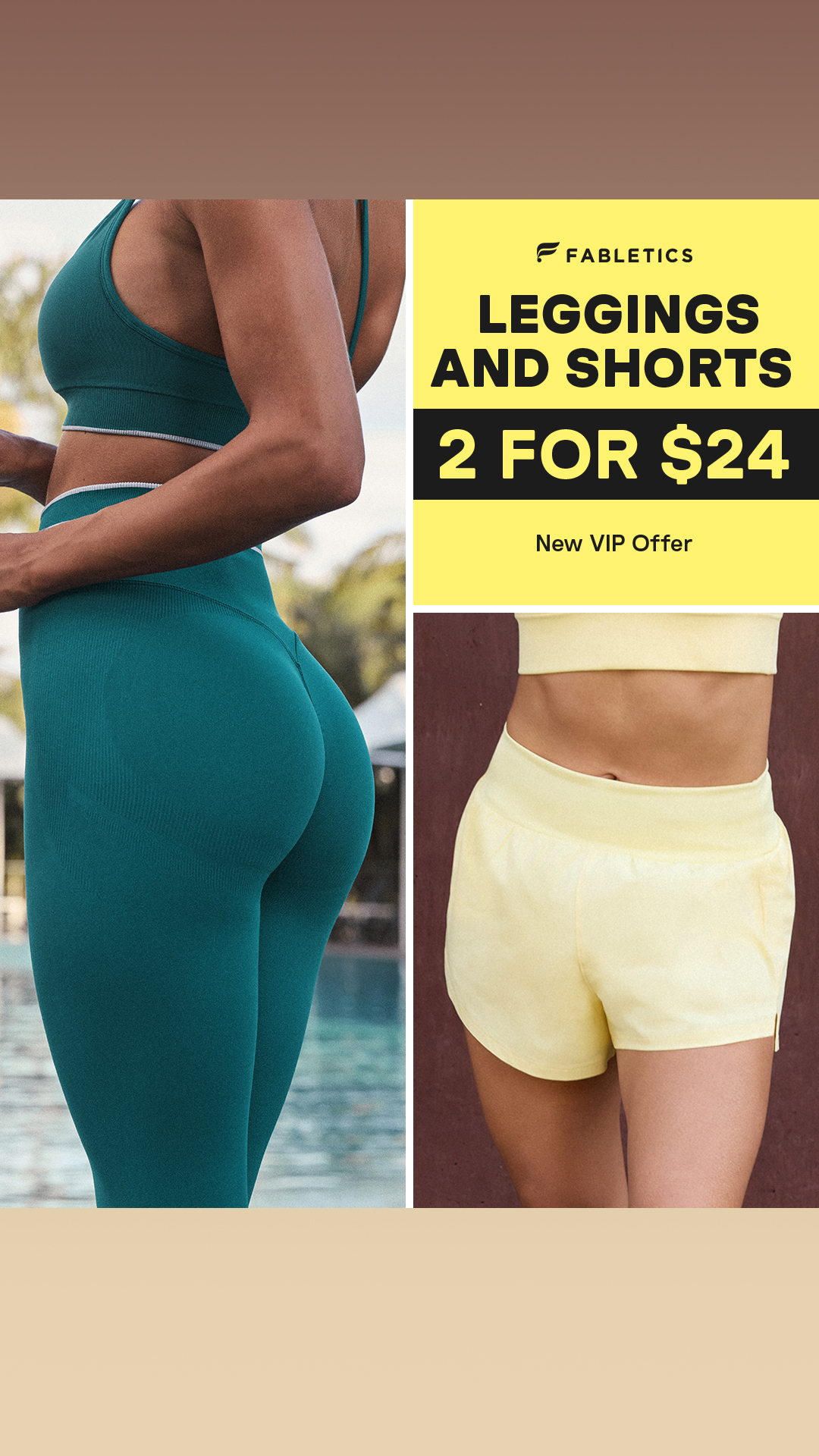 Fabletics Facebook ad