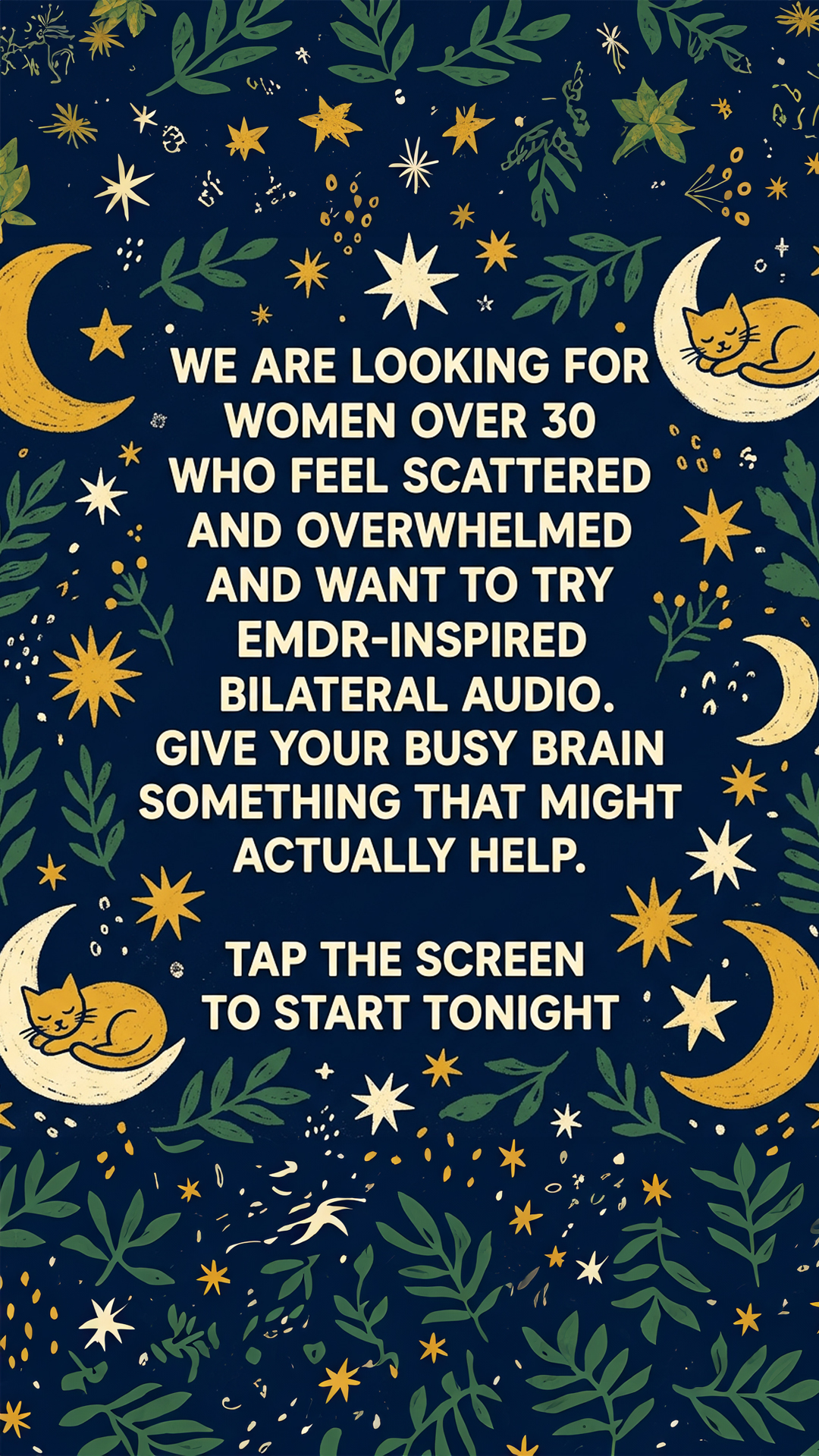 EMDR-inspired Bilateral Stimulation Facebook ad