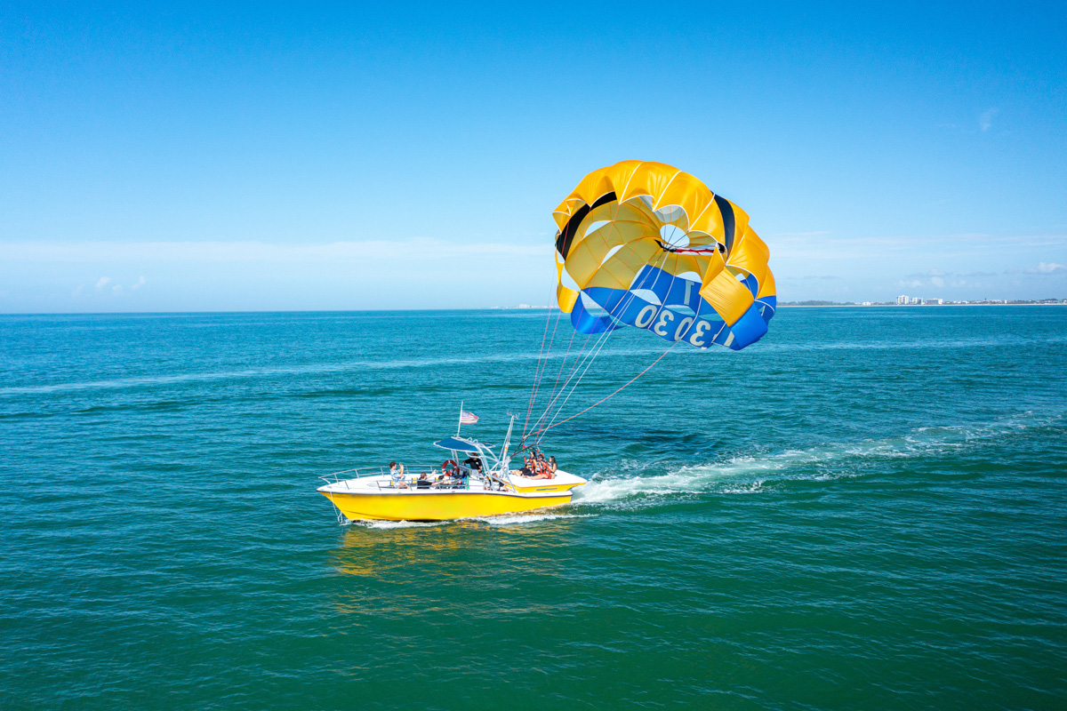 Venice Parasailing & Tours Facebook ad: Venice Parasailing & Tours, Sarasota's Rated