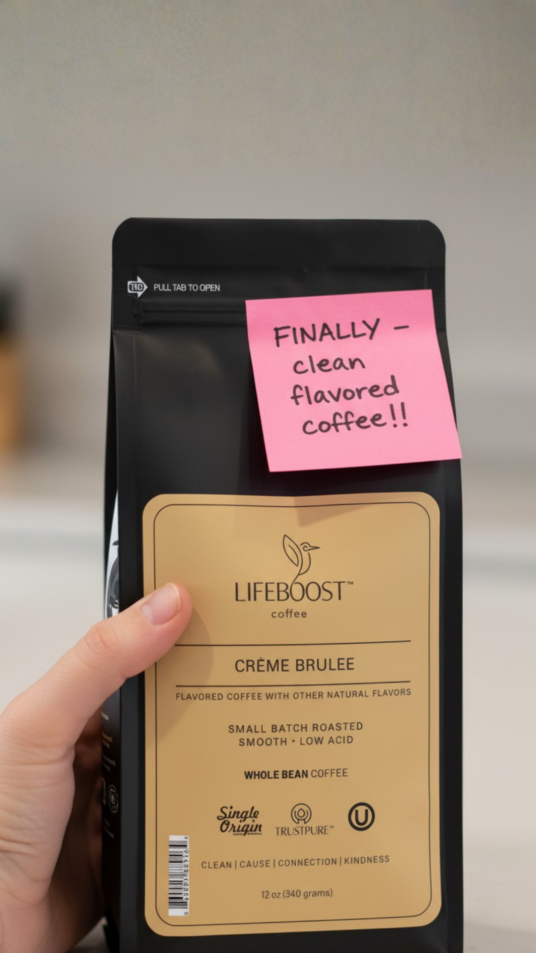 Lifeboost Coffee Facebook ad