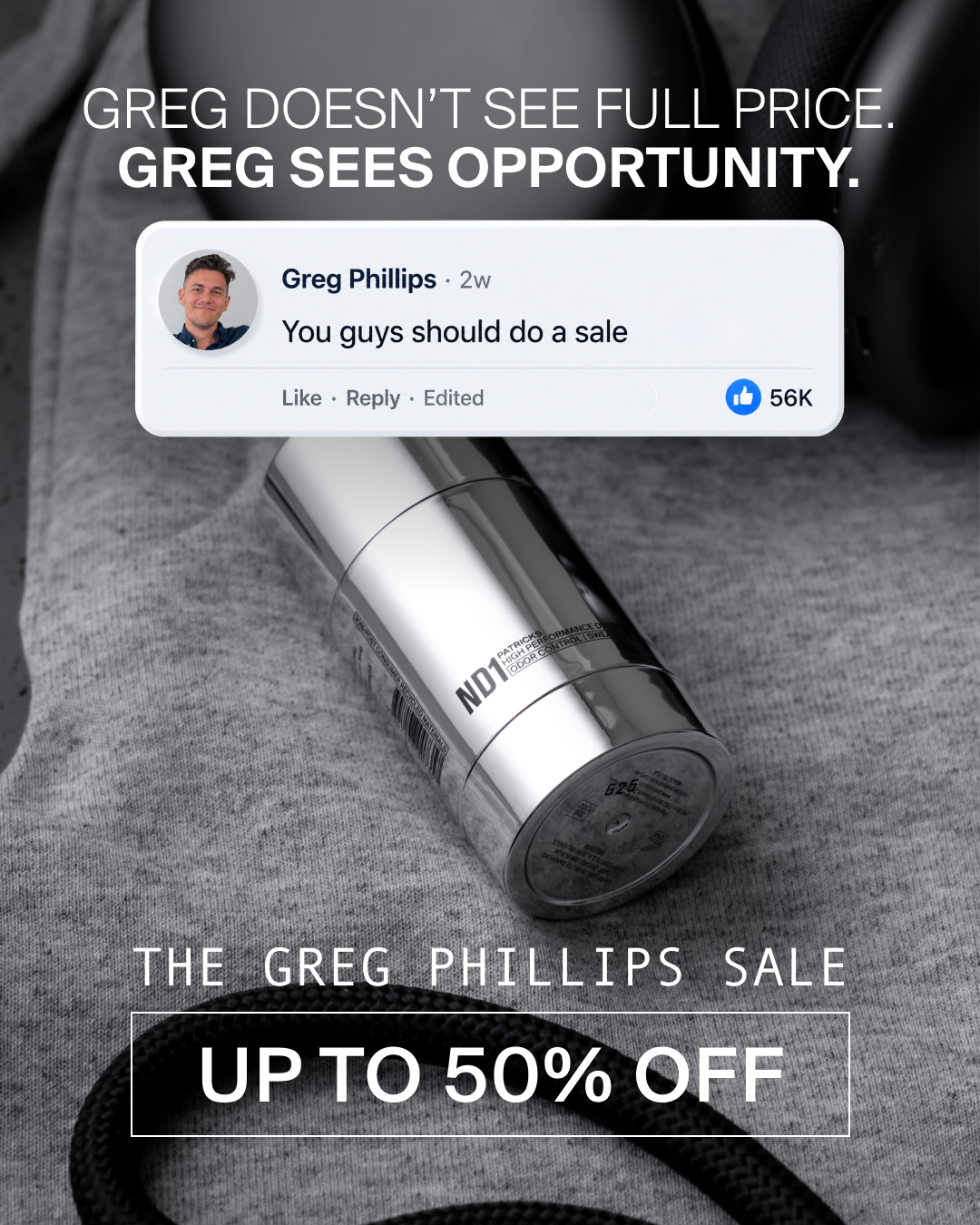 PATRICKS Facebook ad