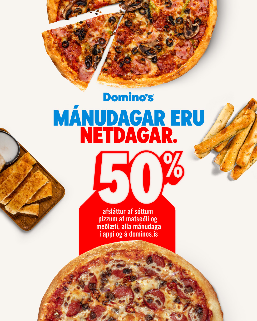 Domino's Pizza - Ísland Facebook ad