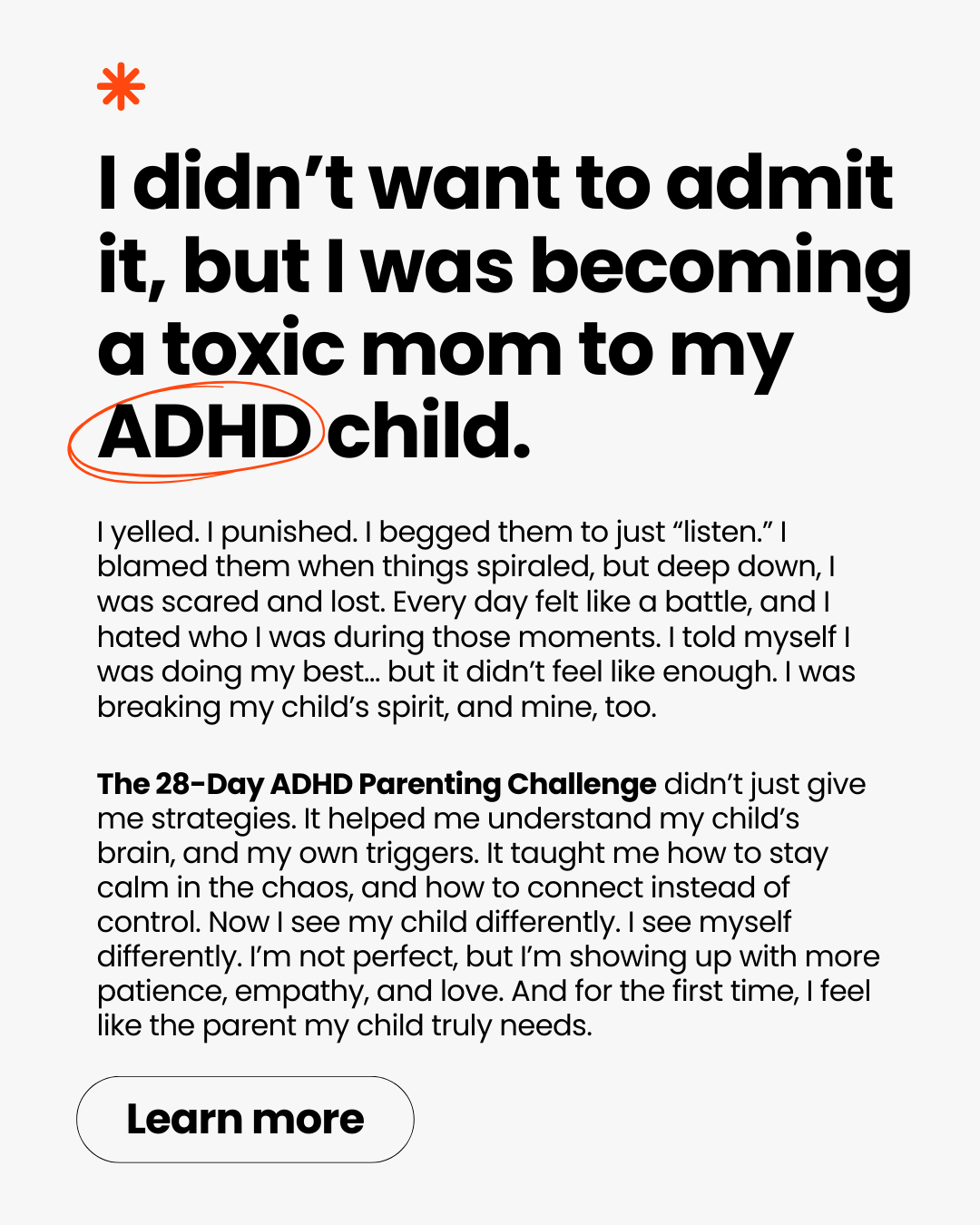 Rachel Williams Facebook ad: ADHD Support That Works