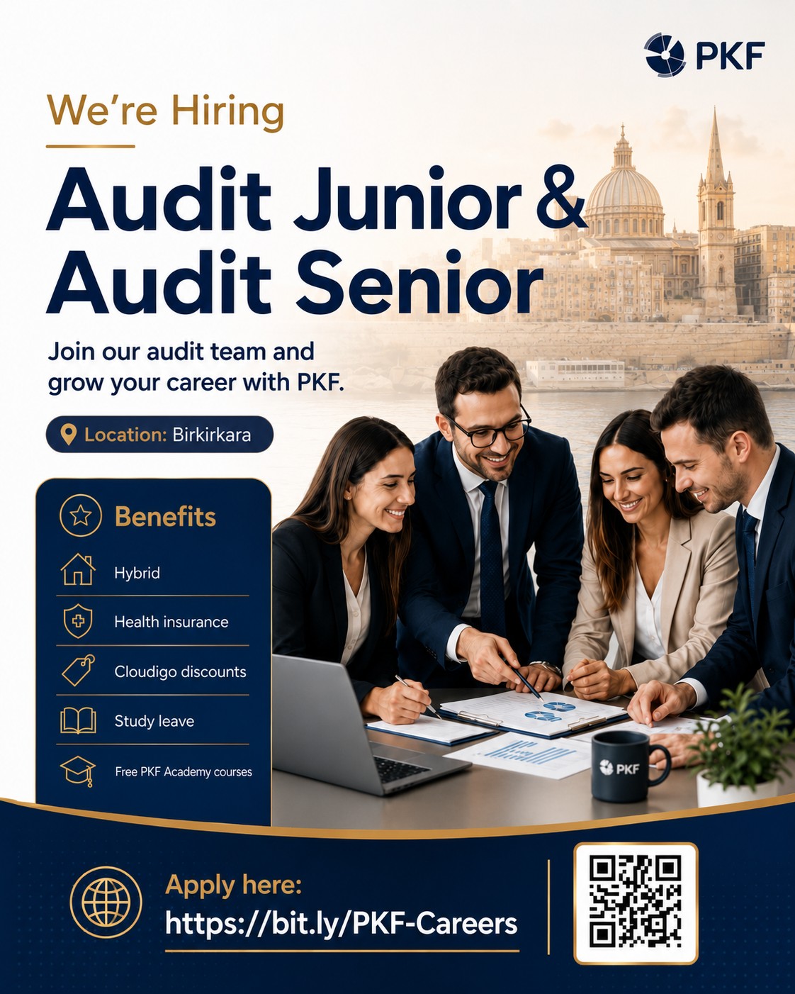 PKF Malta Facebook ad: Careers | Join Our Team | PKF Malta
