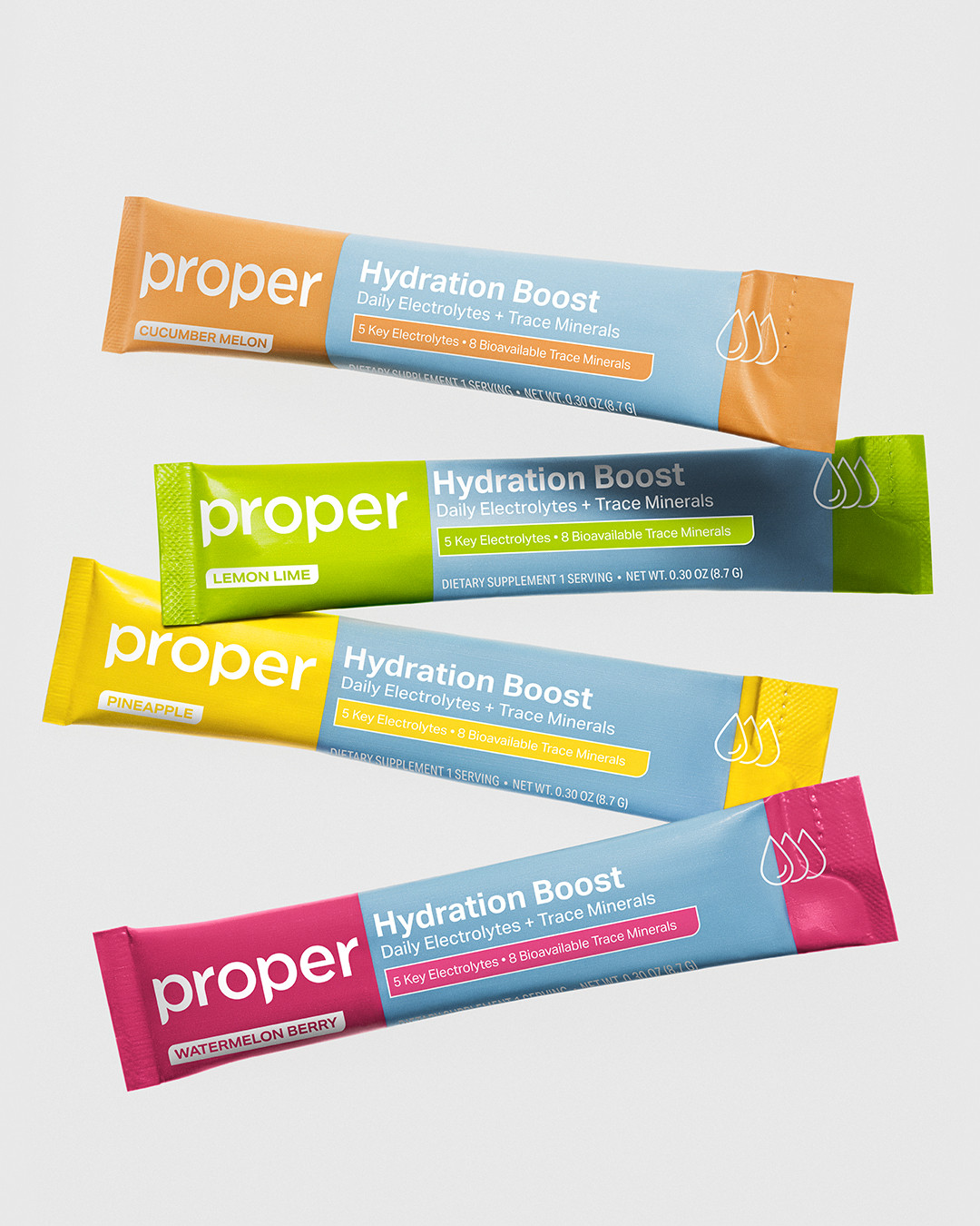 Proper Health Facebook ad: Still taking electrolyte powders that leave you feeling…