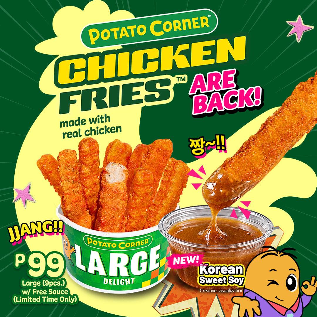 Potato Corner Facebook ad: WE HEARD THE COMMENTS.