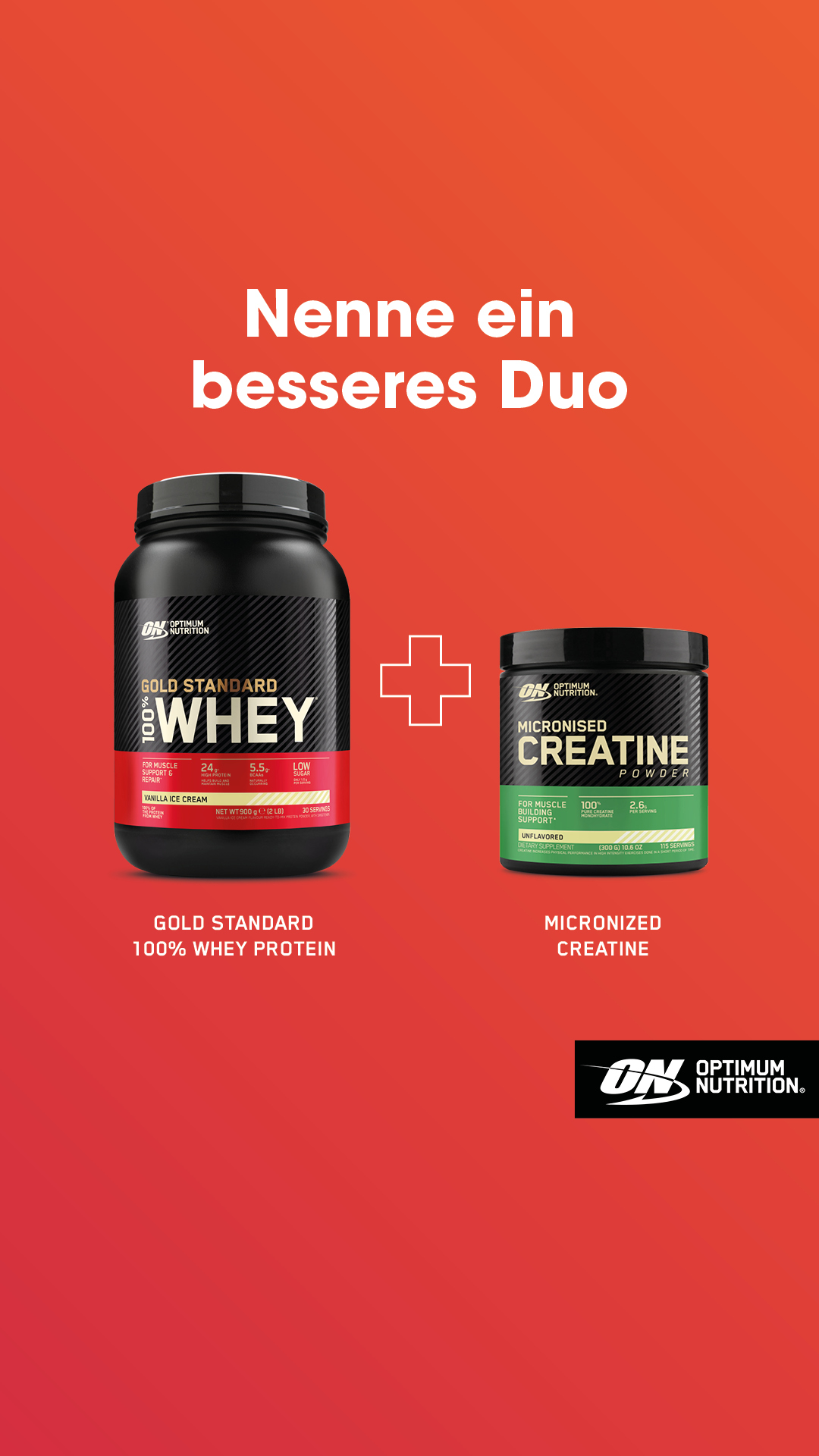 Optimum Nutrition Facebook ad from May 12, 2026