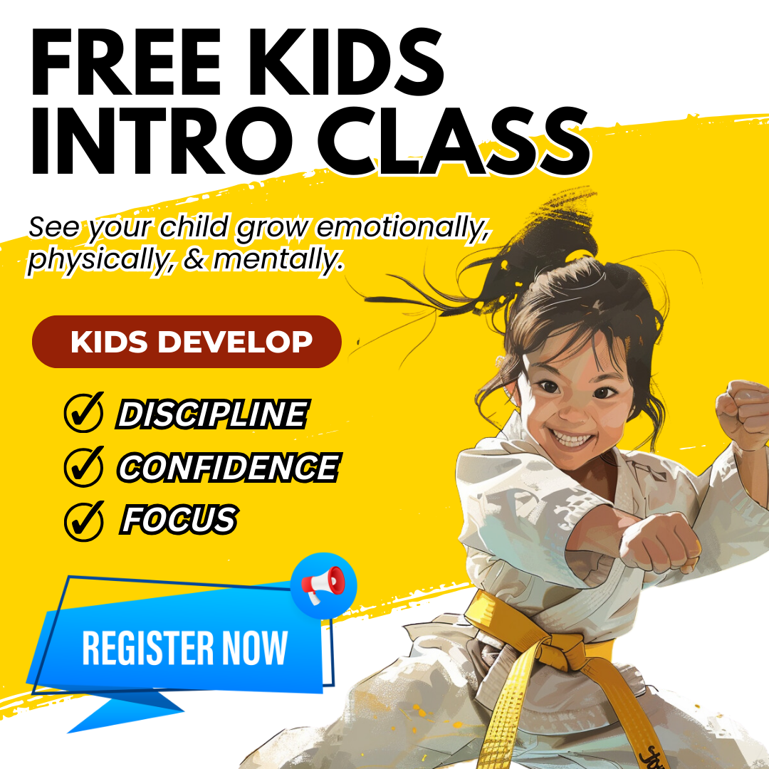 Duer's ATA Martial Arts Facebook ad: Free Kids Intro Class!