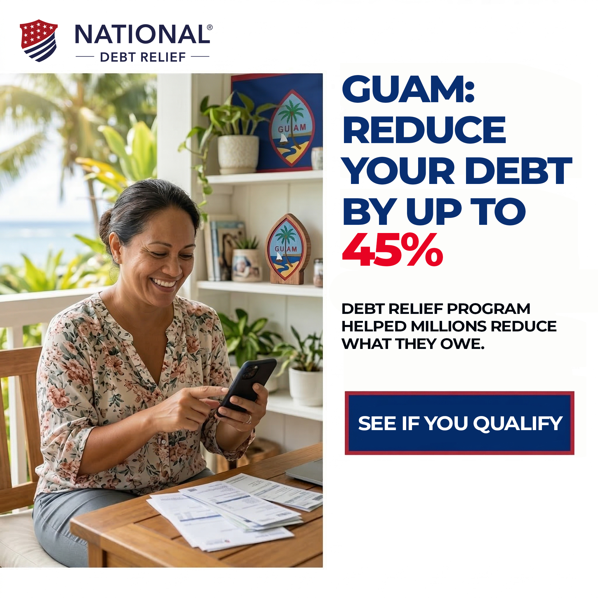 Debt Relief Karma Facebook ad