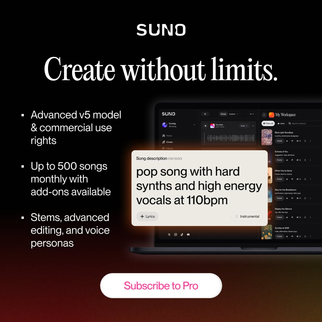 Suno Facebook ad