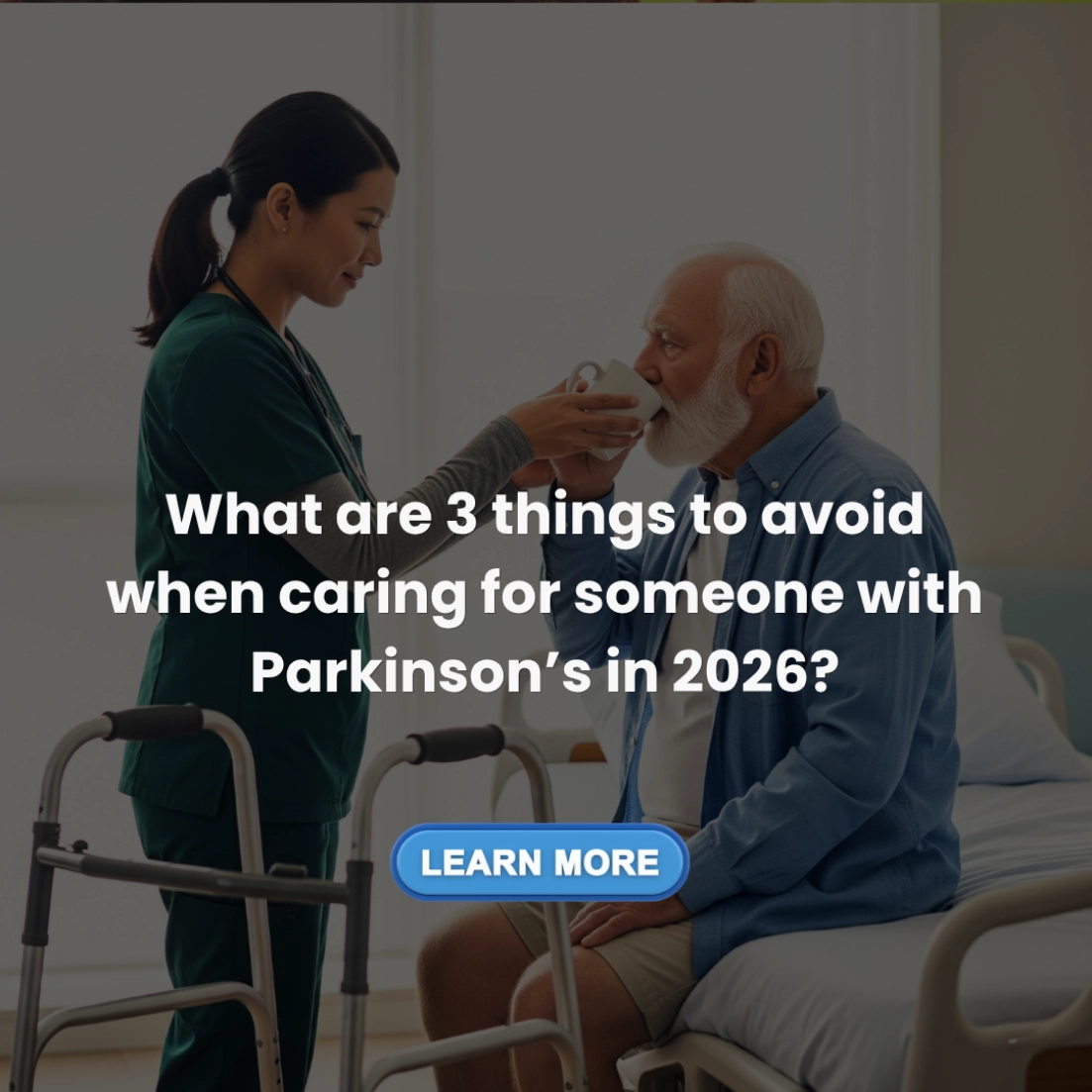 Adult Education Facebook ad: Learn more about caring for someone with Parkinson’s in…