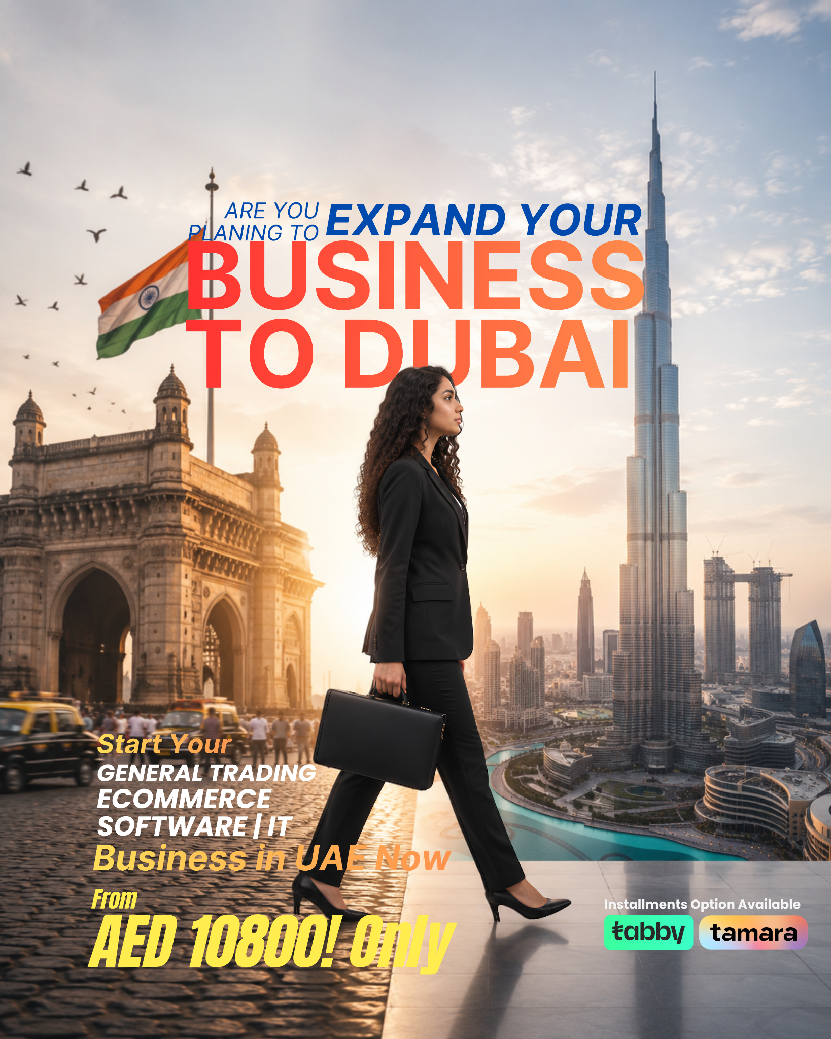 Najoom Corporate Services Facebook ad: Start Your UAE Business Today