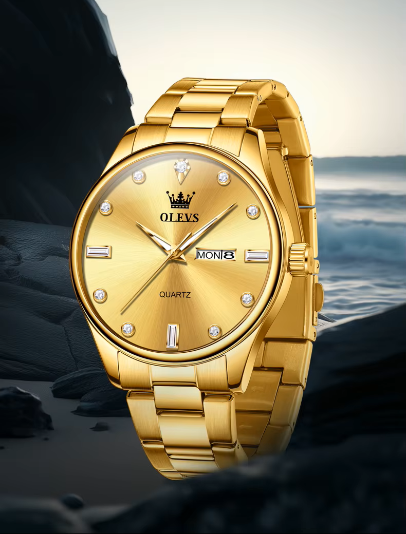 VeryGreed Facebook ad: Reloj de lujo Olevs Classic