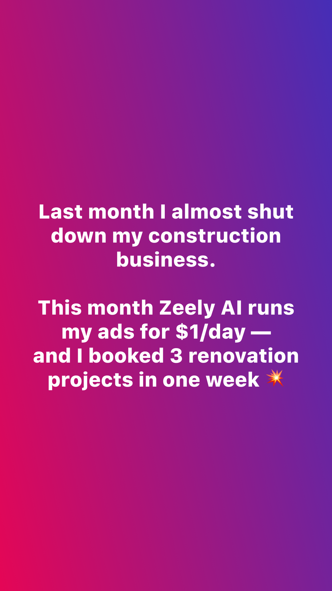 Zeely Facebook ad