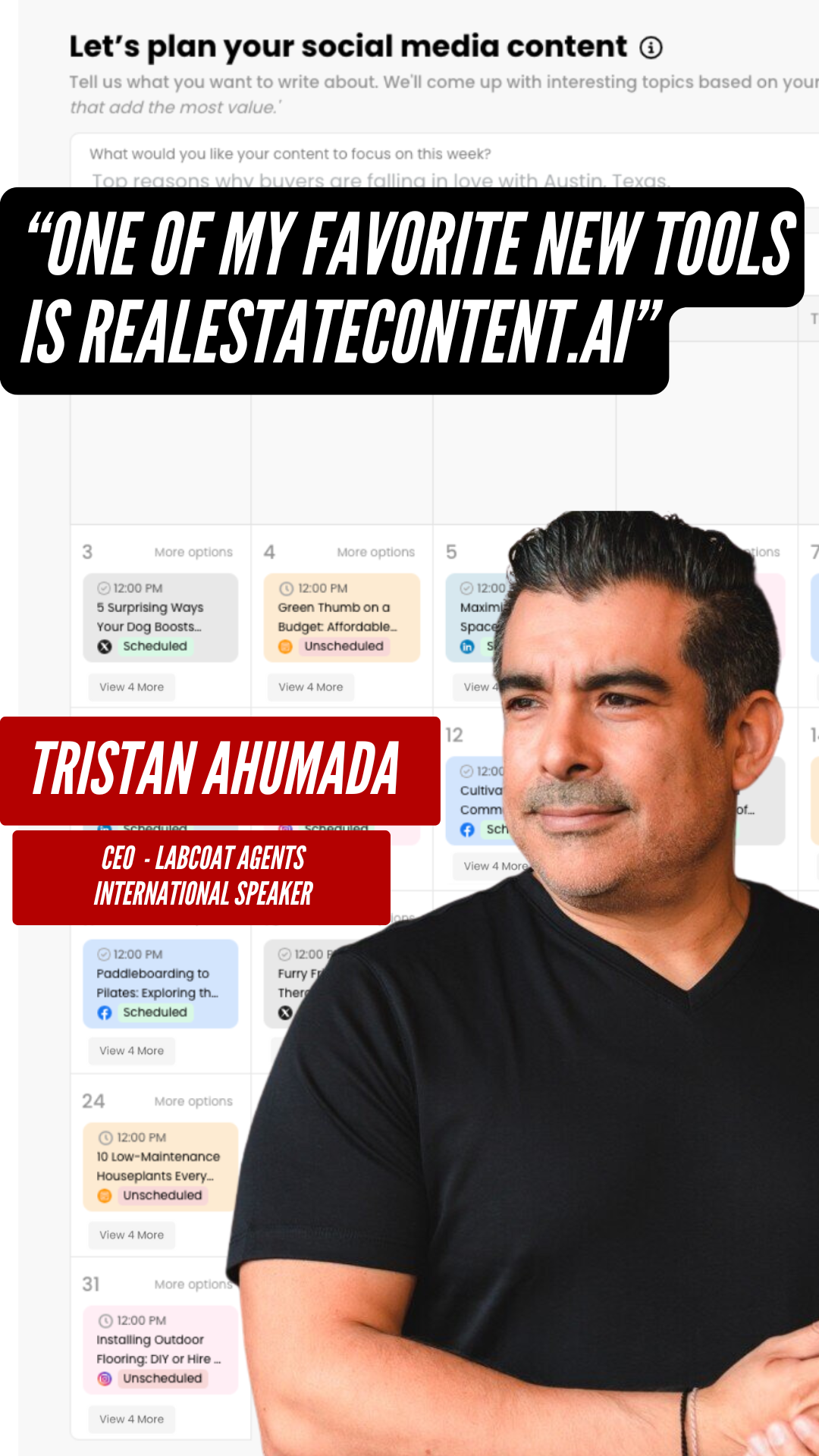 RealEstateContent.ai Facebook ad