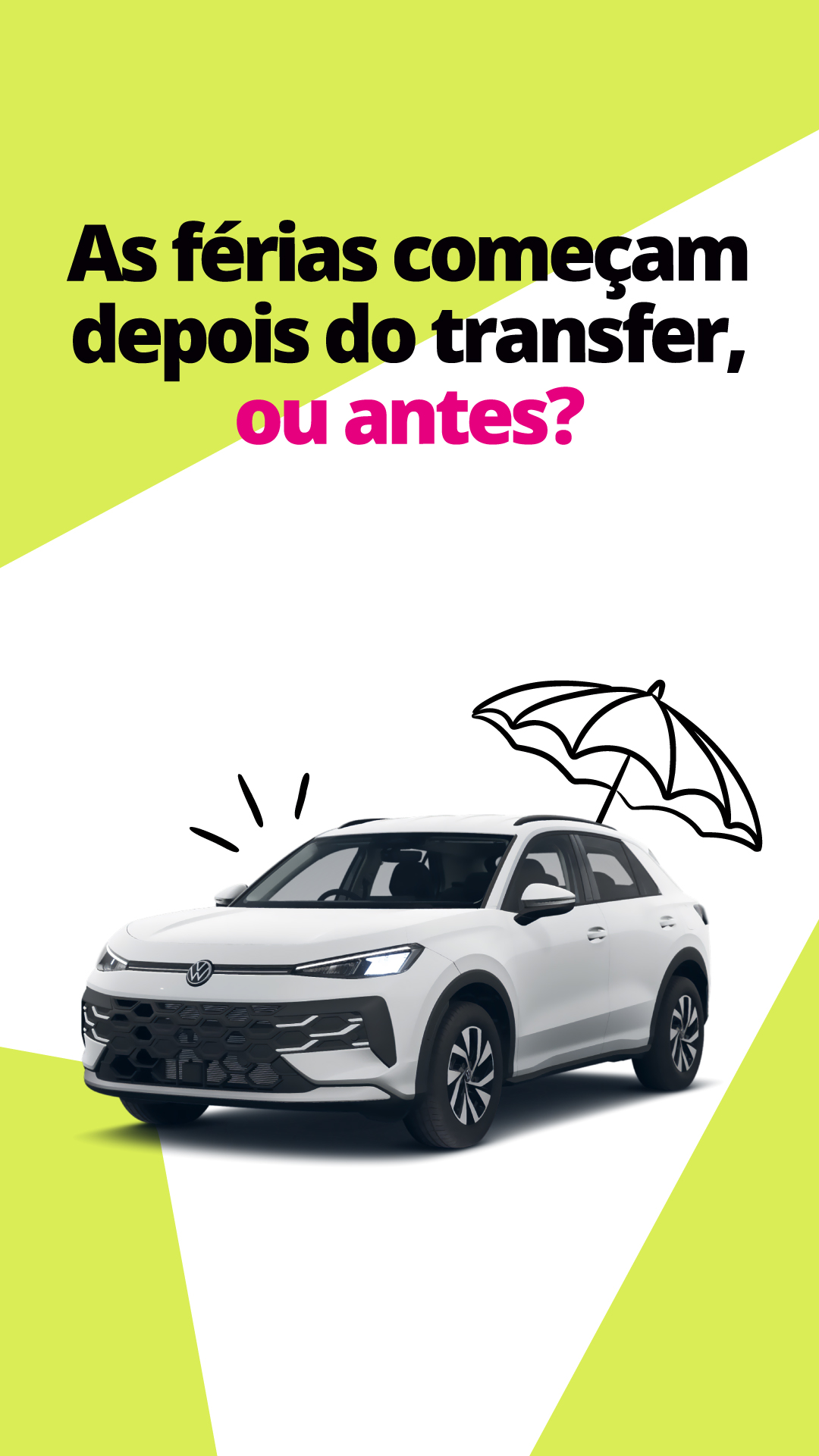 Goldcar Facebook ad: Aterra, arranca e não esperes por nada!