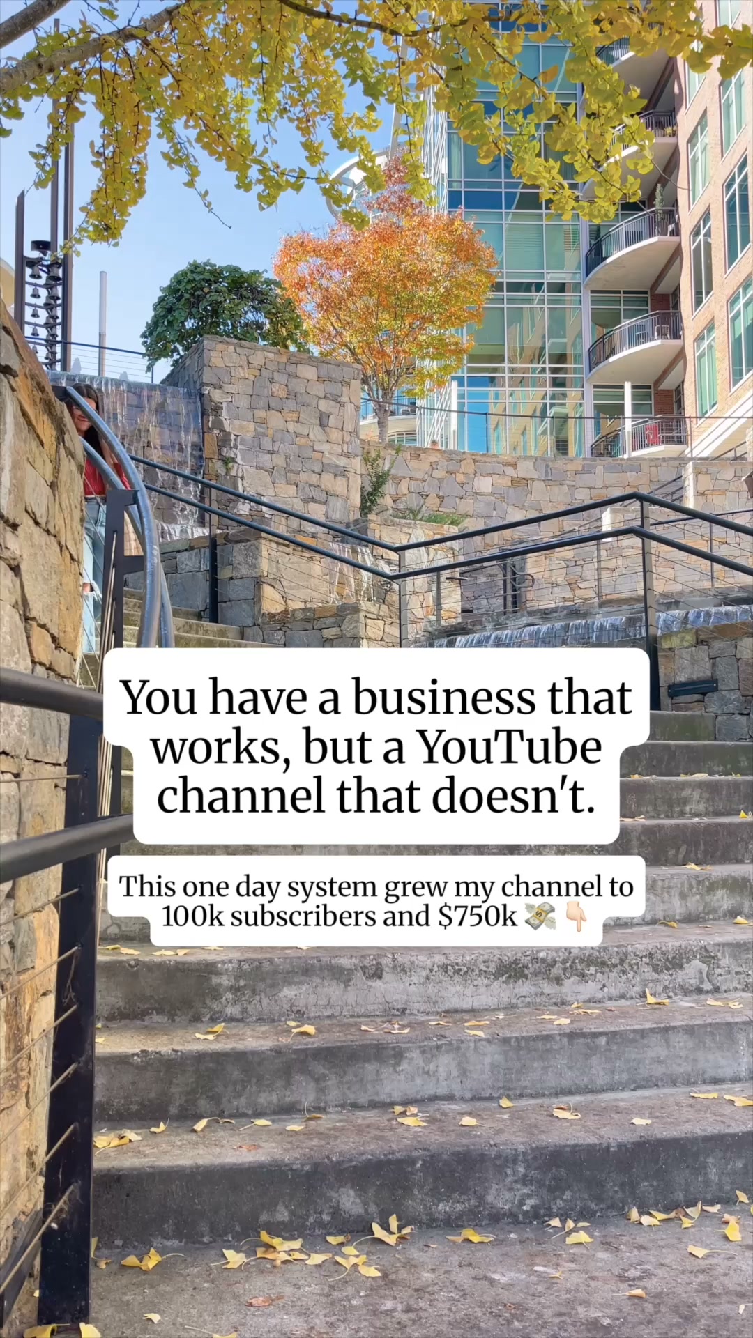 Stephanie Kase Facebook ad: Your entire month of YouTube, done in a single day