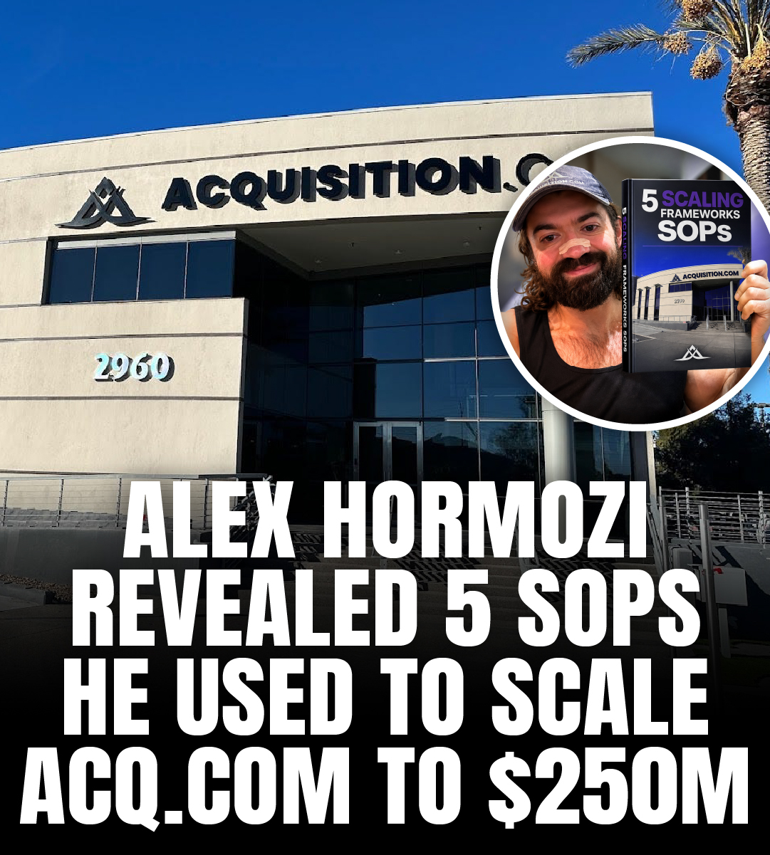 Alex Hormozi Facebook ad