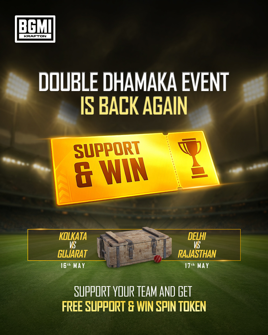 Battlegrounds Mobile India Facebook ad