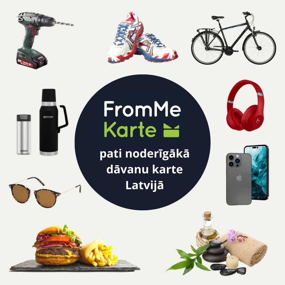 FromMe.lv Facebook ad: Dāvanu karte, ko izmantot visā Latvijā