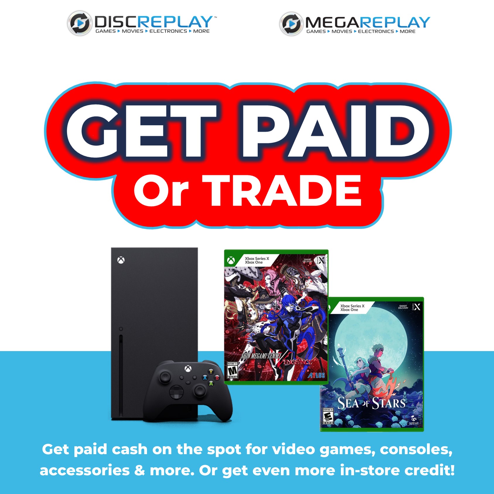 Disc Replay Clarksville Facebook ad: Disc Replay Buys and Sells Video Games, Consoles…