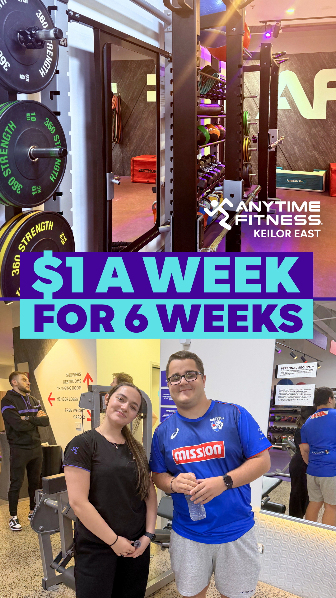 Anytime Fitness Australia Facebook ad