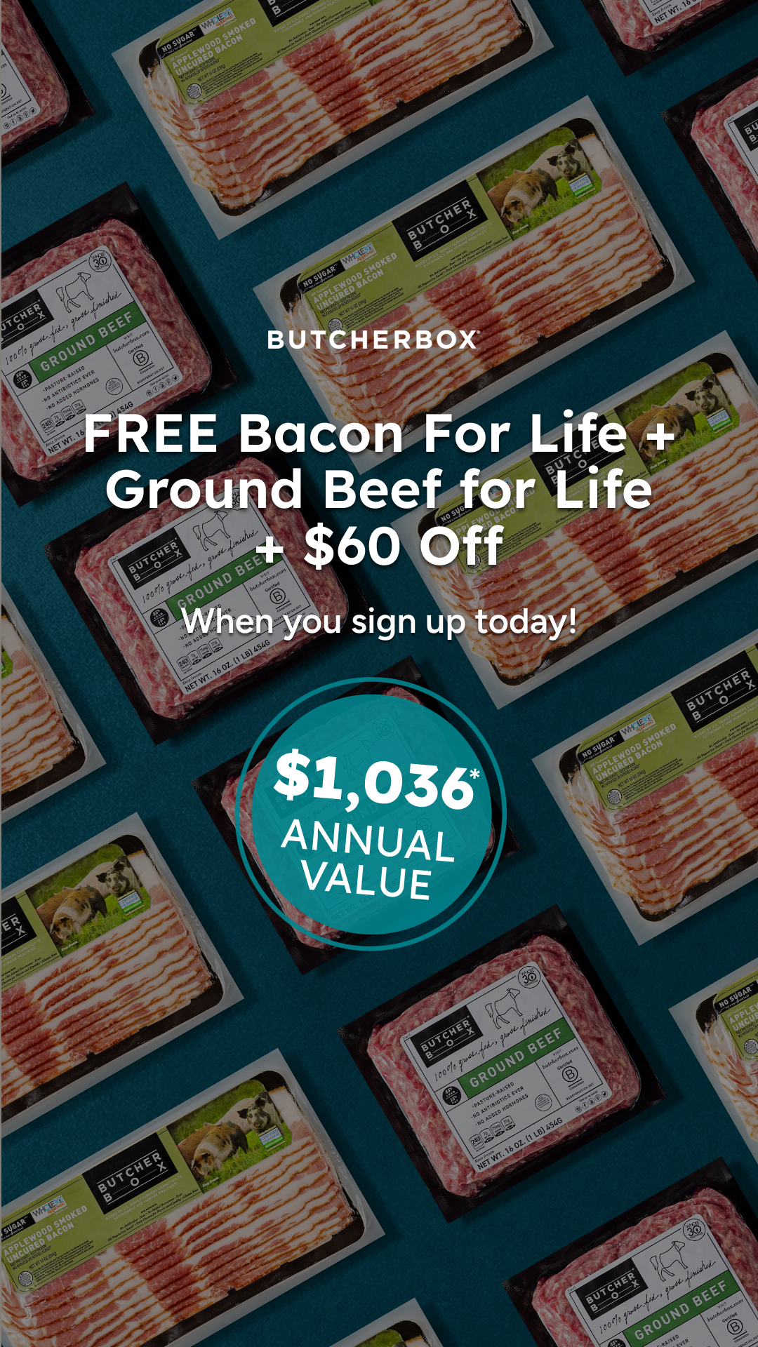 ButcherBox Facebook ad