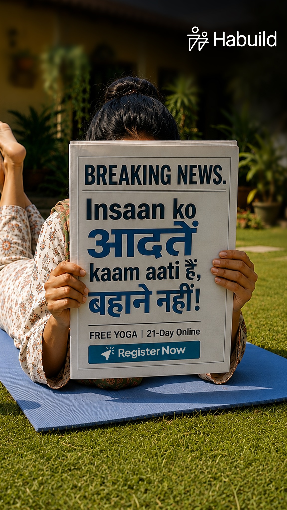 Habuild Yoga Everyday Facebook ad from Jun 12, 2026