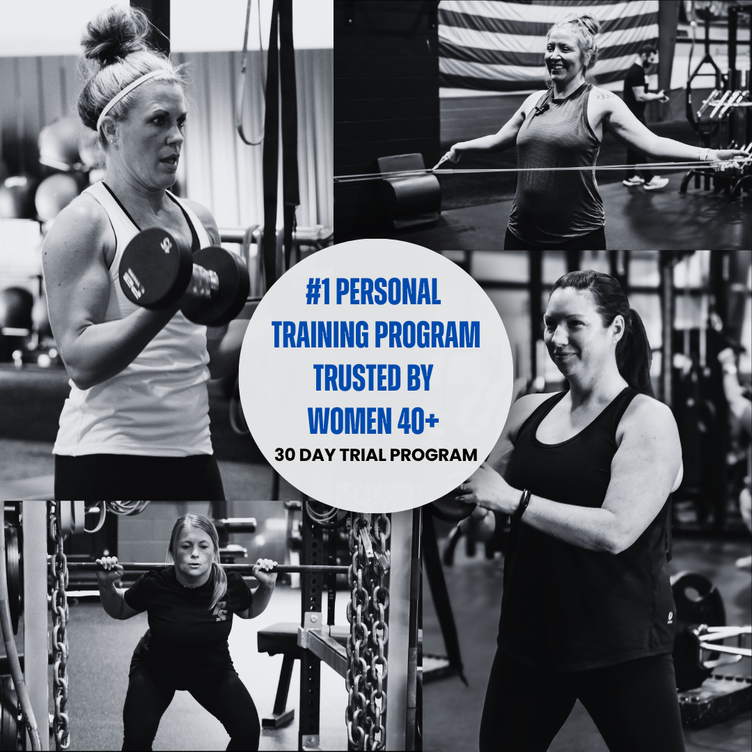 PowerStrength Adult Fitness and Coaching Programs Facebook ad: 30-Day Strength Training Trial Program
