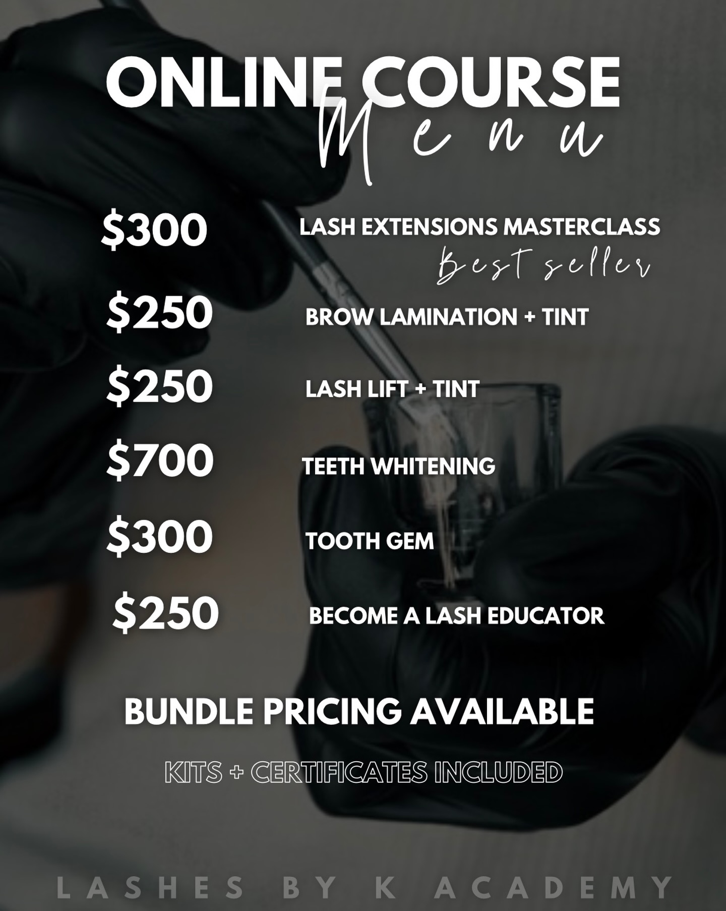 Lashes by K Academy Facebook ad: Lashes by K Academy - birthing fellow entrepreneurs!