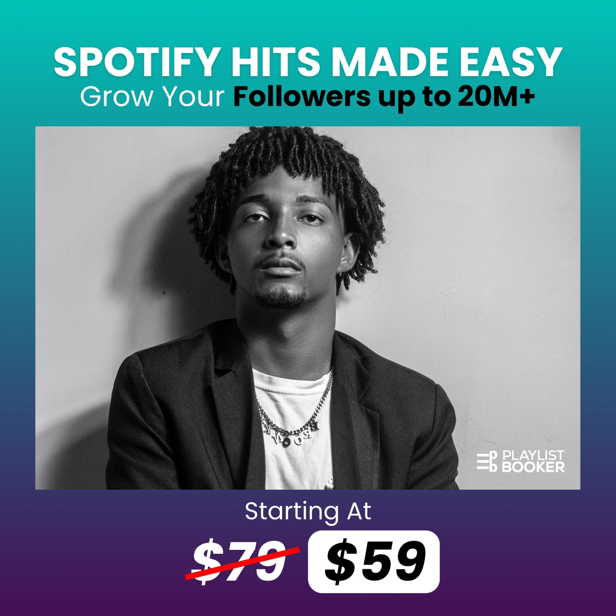 Playlist Booker Facebook ad