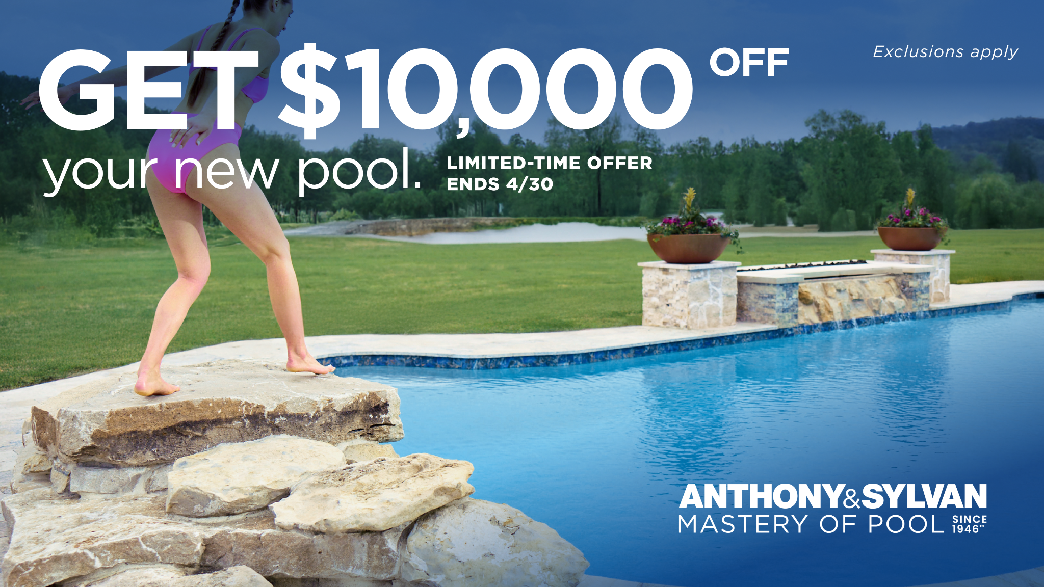 Anthony & Sylvan Pools Facebook ad