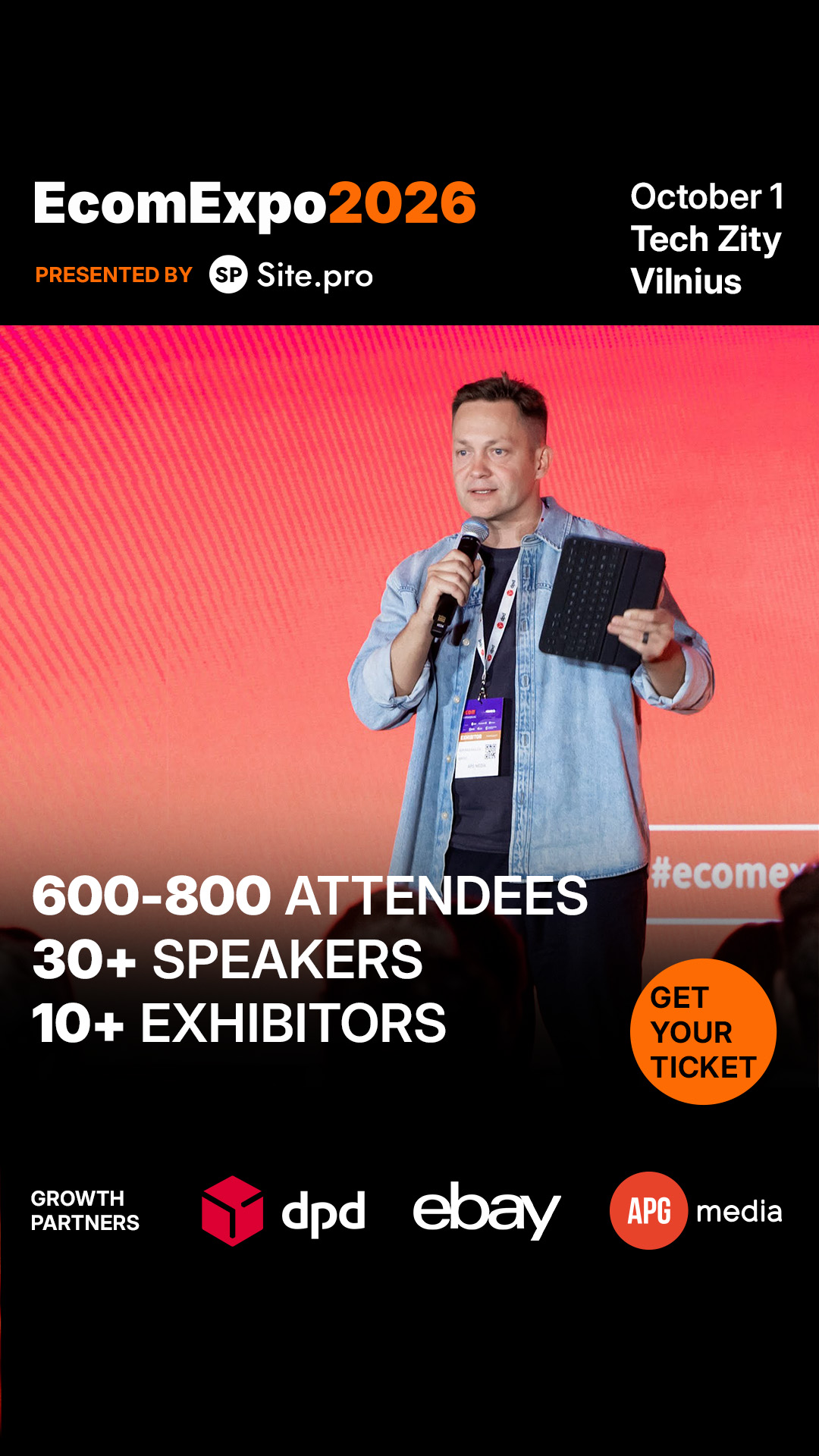 Ecomexpo Facebook ad: The Baltic's Largest E-Com Event