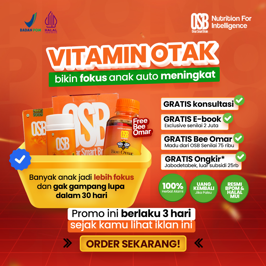OMAR SMART BRAIN OSB Facebook ad: ANAK TUMBUH JUARA