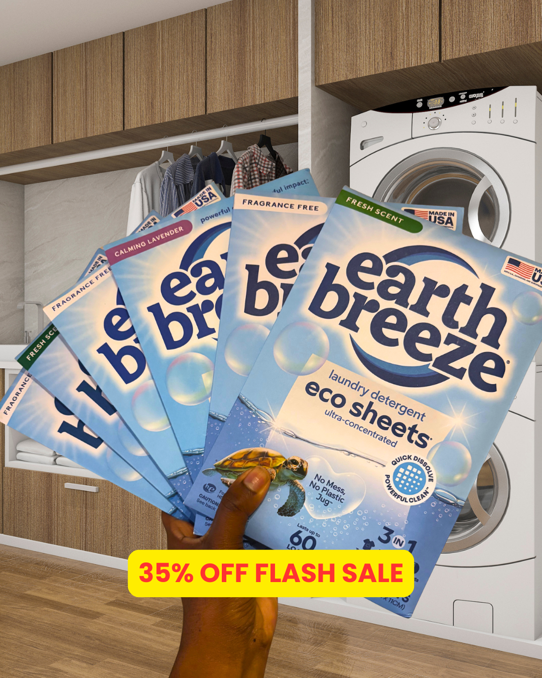 Earth Breeze Facebook ad