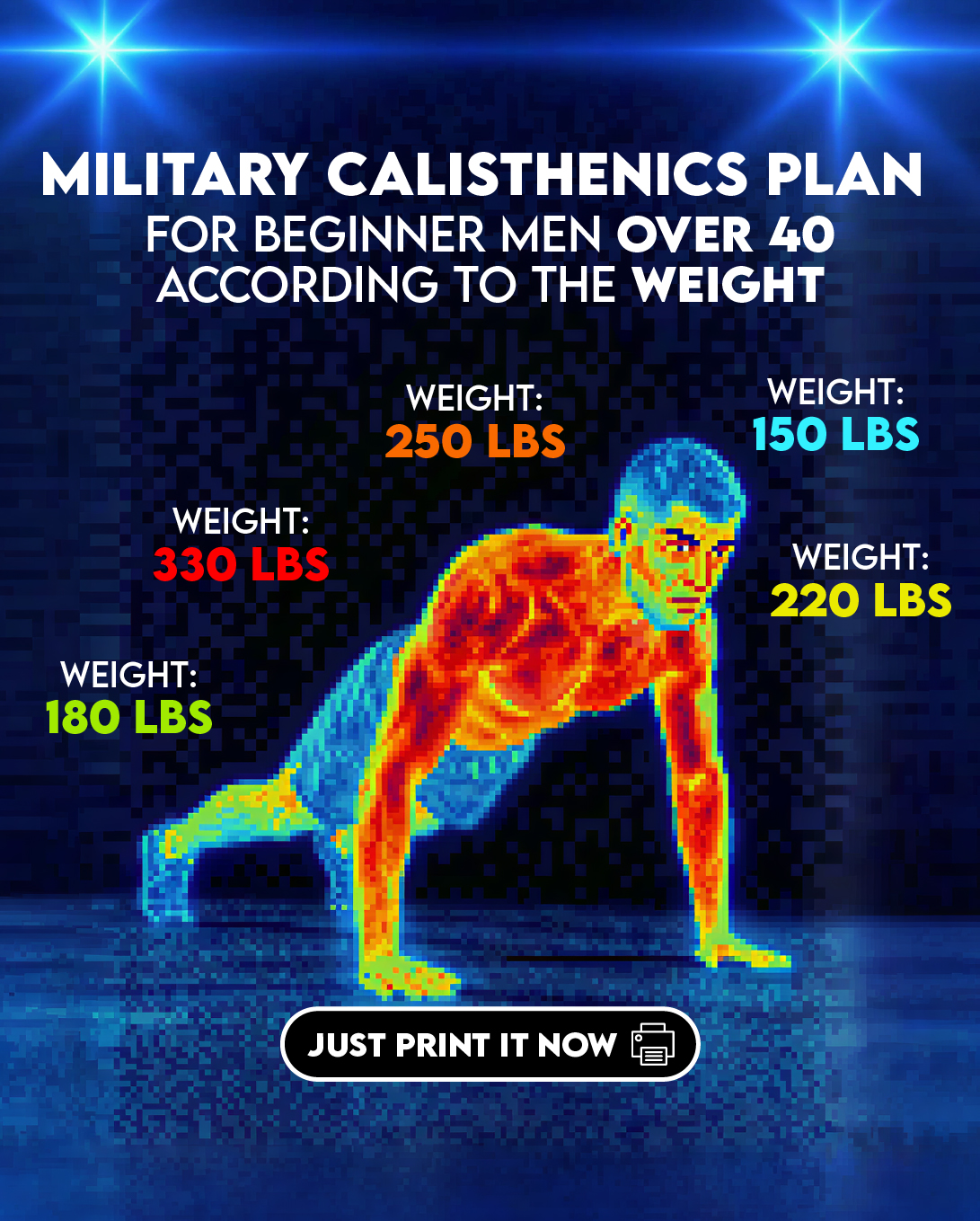 Military Training System Facebook ad: Feel Strong and Unstoppable with Military Workouts