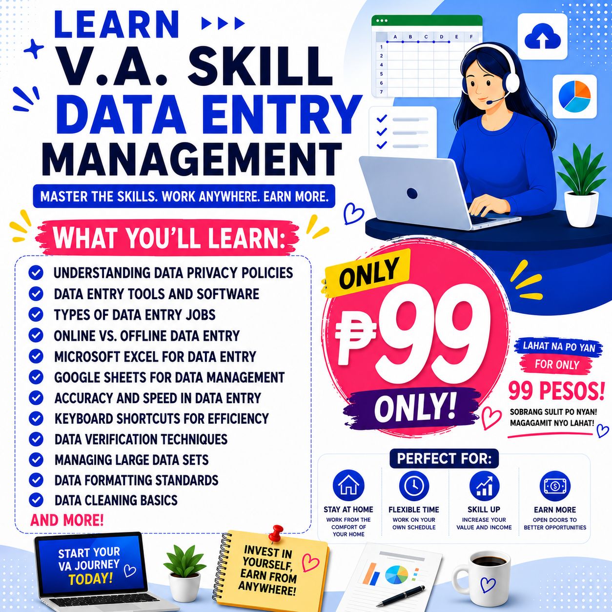 Virtual assistant Facebook ad: Plano mo bang mag VA pero hindi mo…