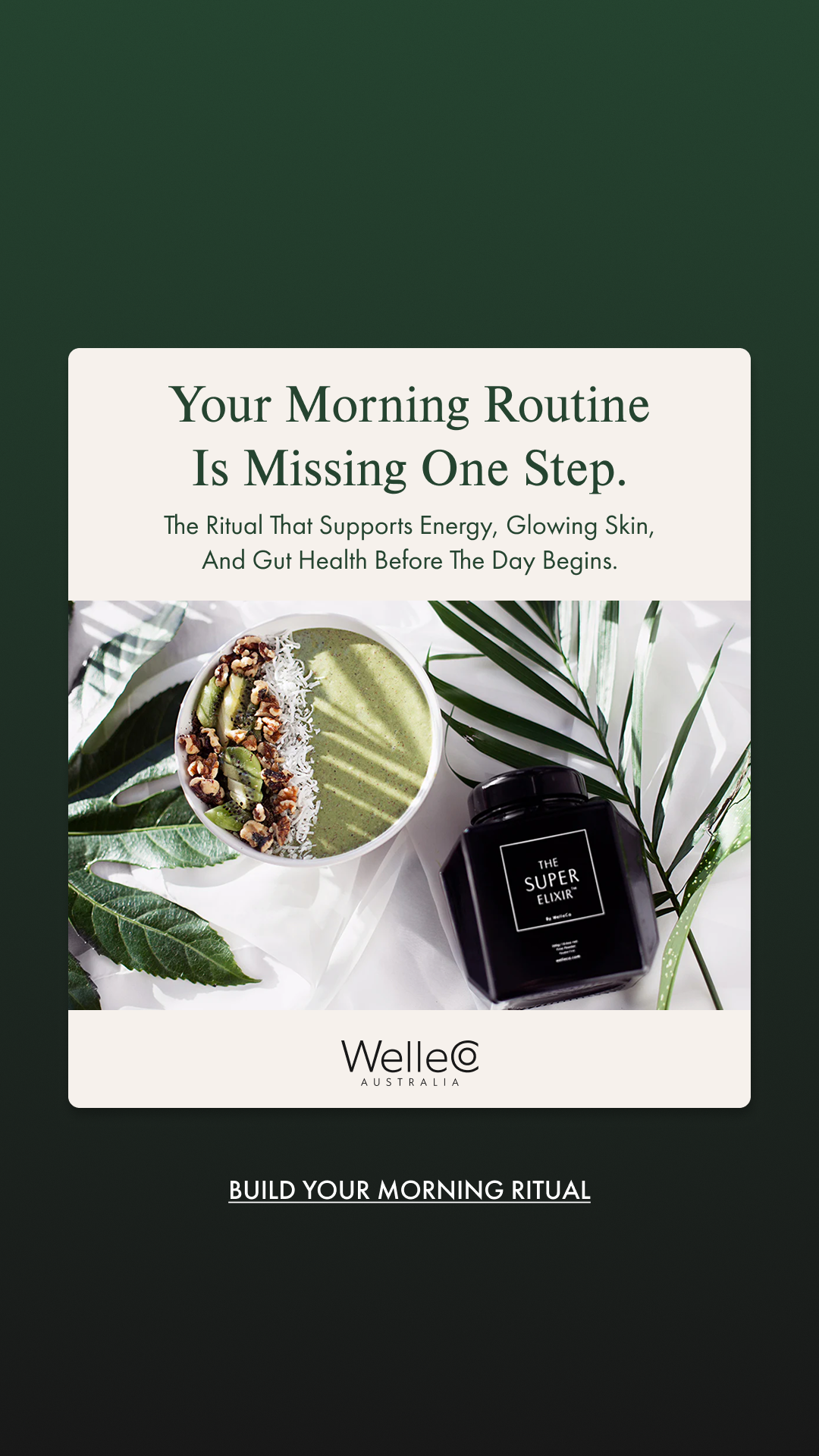 WelleCo Facebook ad