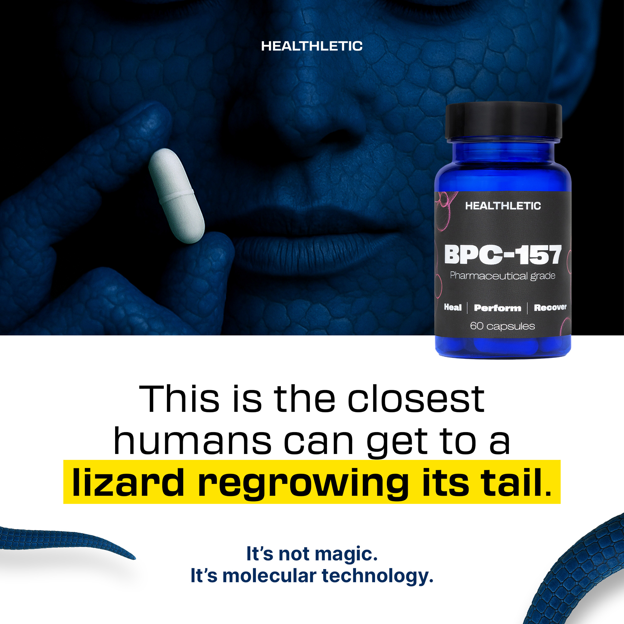 Healthletic Facebook ad