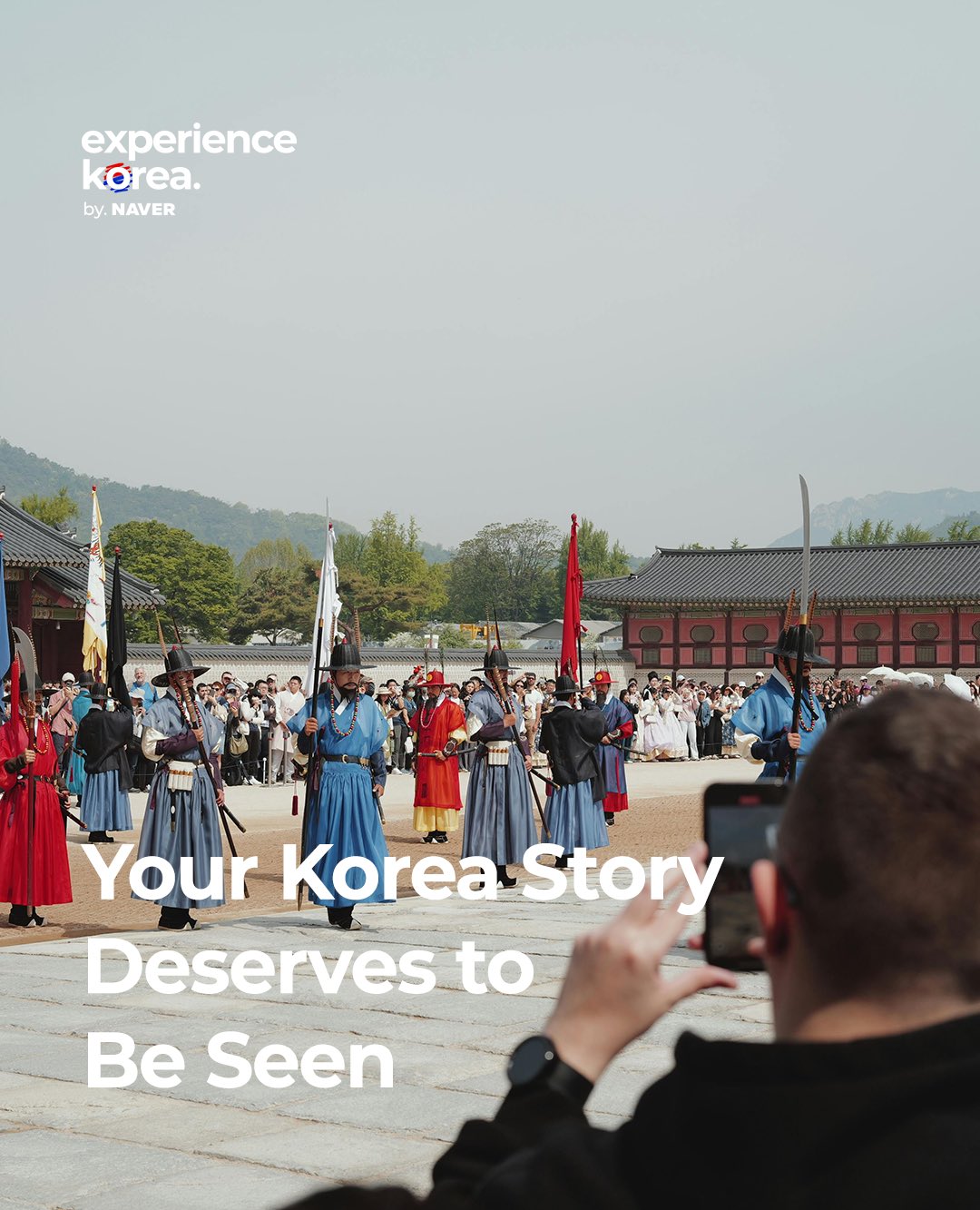 Experience korea Facebook ad: At @experiencekorea_naver, we don’t gatekeep, because…