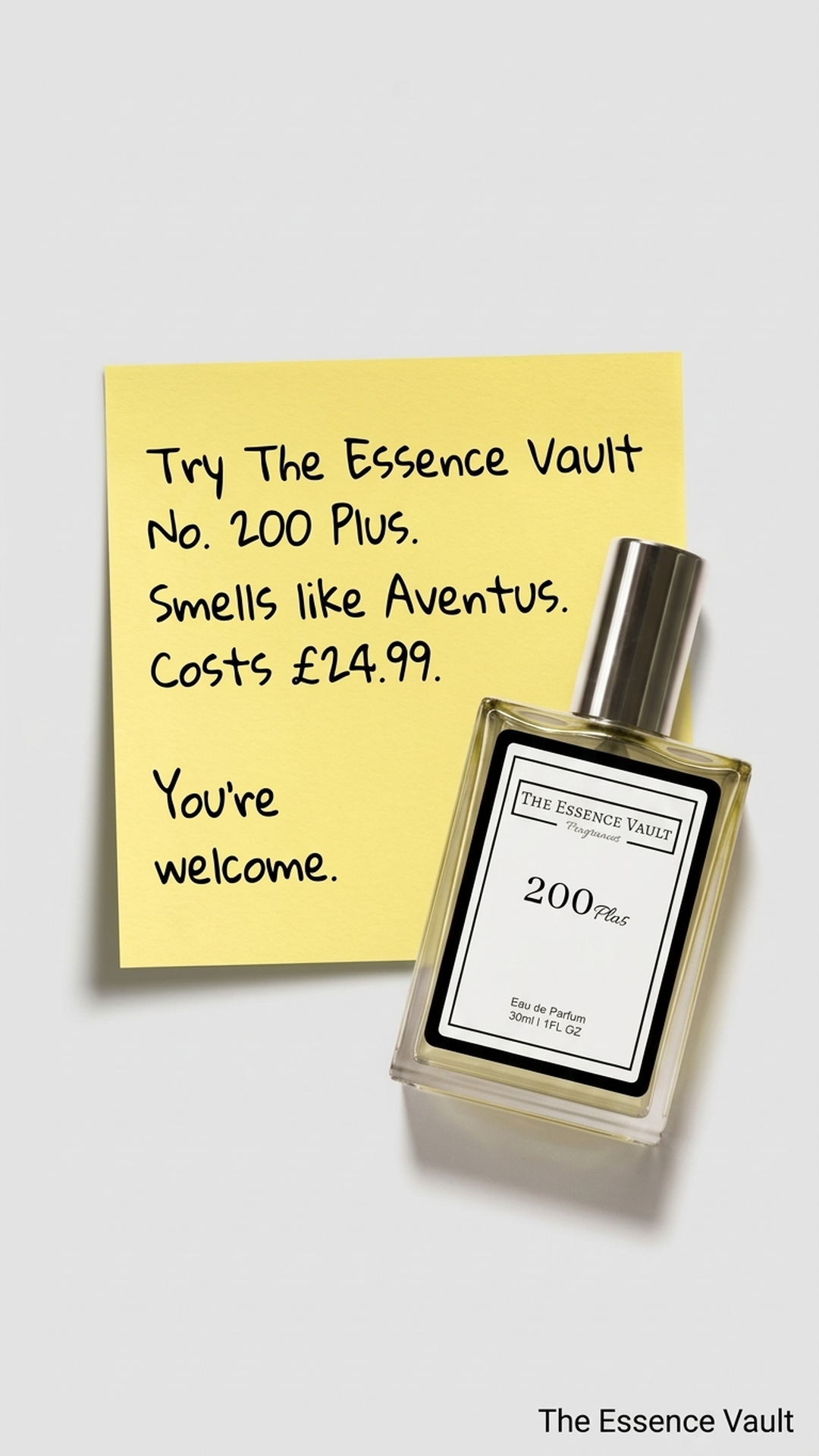 The Essence Vault Facebook ad from Mar 24, 2026