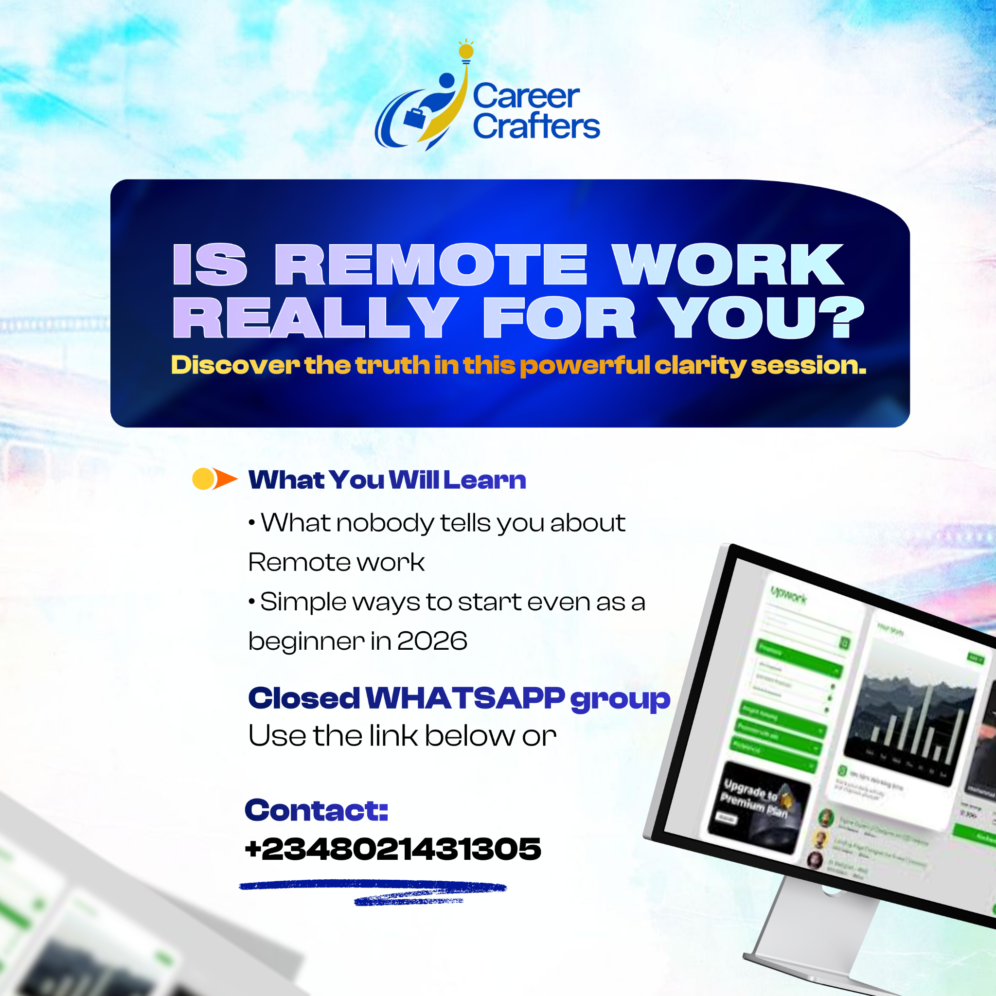 Career Crafters Academy Facebook ad