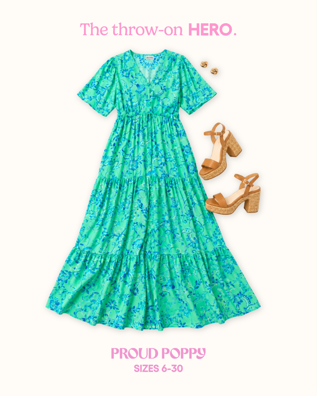 Proud Poppy Clothing Facebook ad: Evergreen To Love