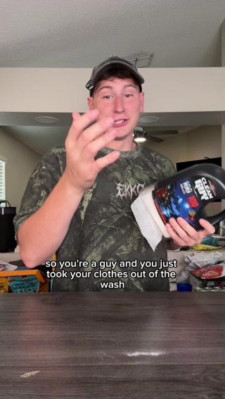 Clean Guy Facebook ad: Laundry detergent that actually cleans
