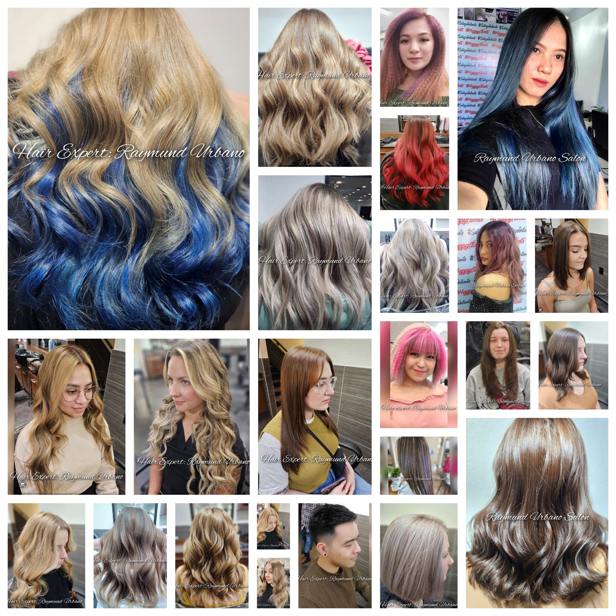 Raymund Urbano Salon Facebook ad: International Hairstylist