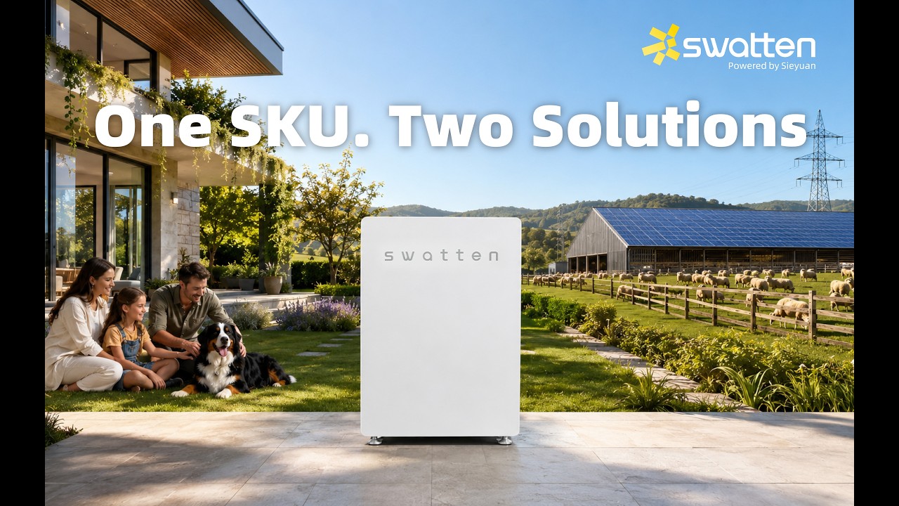 Swatten Facebook ad: Swatten HQ14-F: One SKU, Two Solutions | Stand-alone BESS…