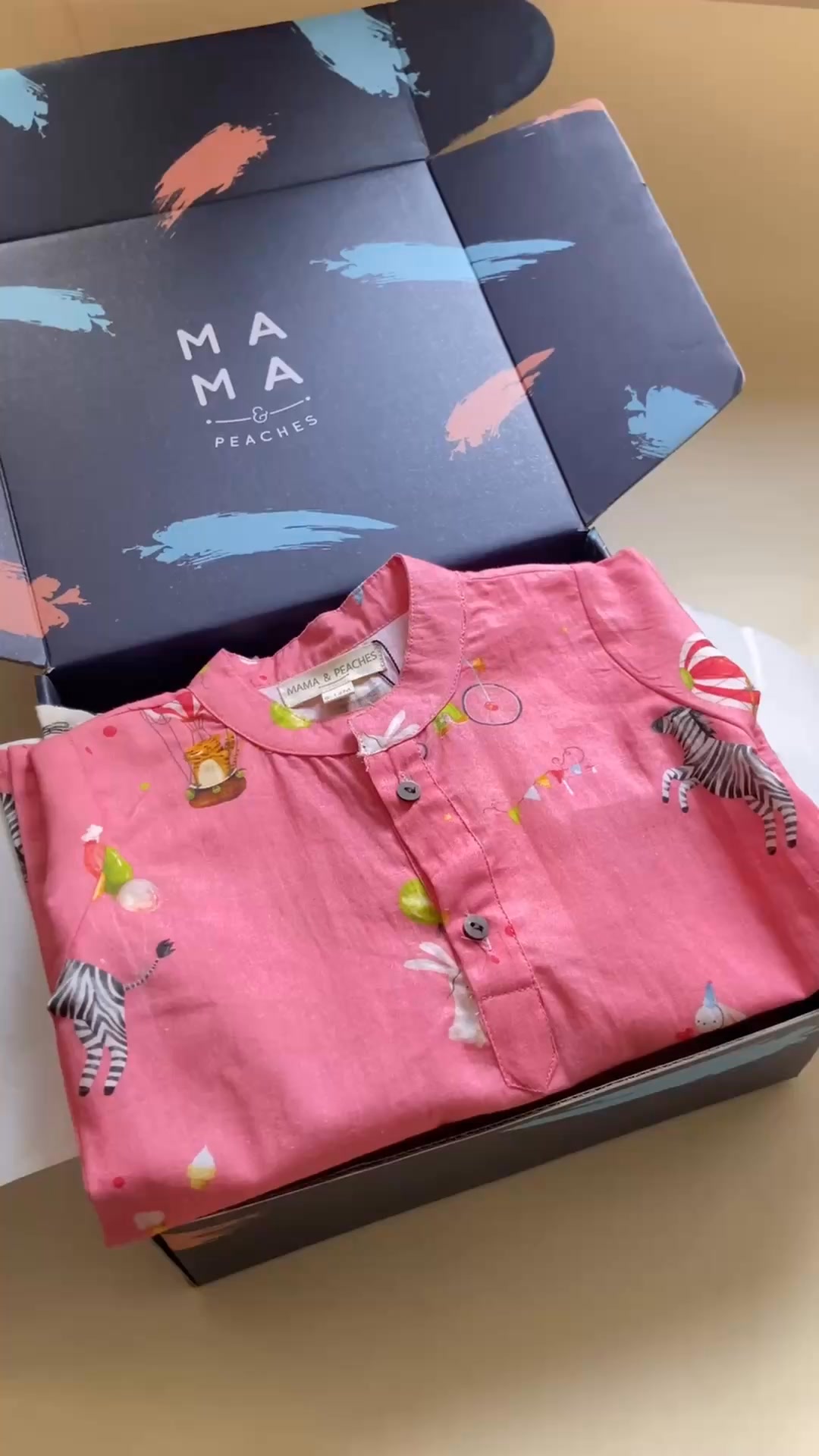 Mama and Peaches Facebook ad: Discover our Kurta Collection: the perfect blend of…