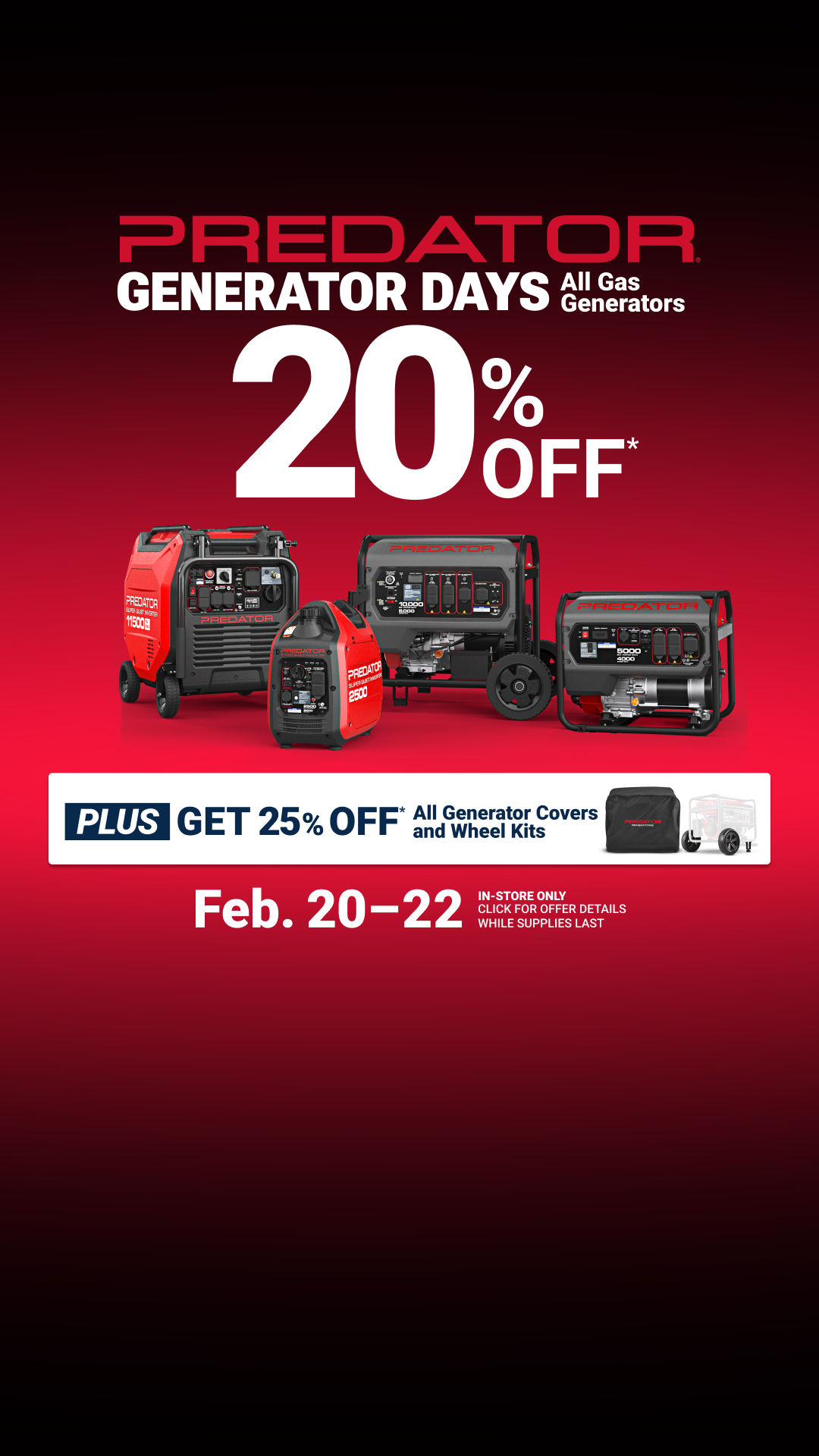Harbor Freight Facebook ad