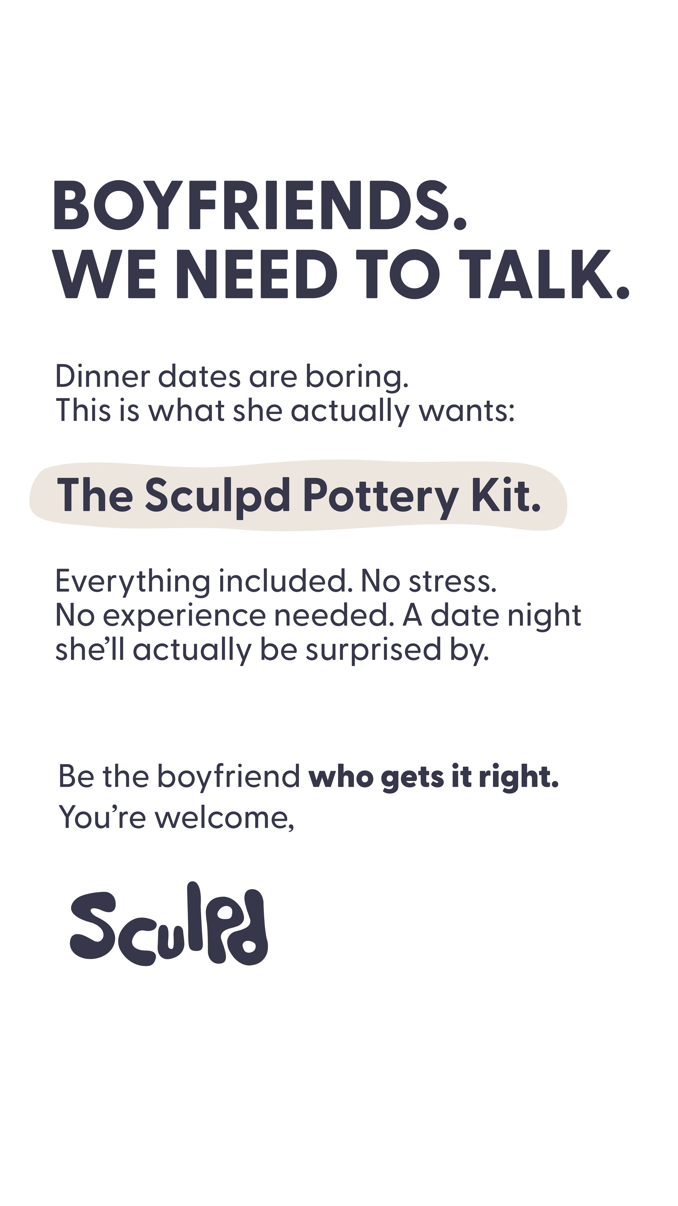 Sculpd Facebook ad