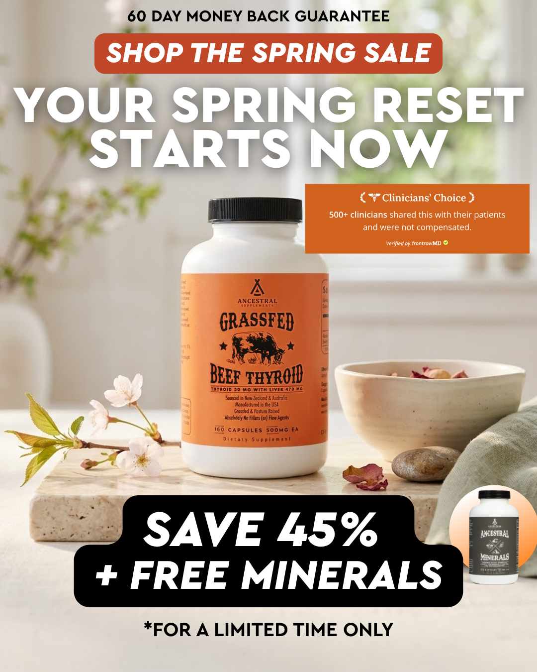 Ancestral Supplements Facebook ad
